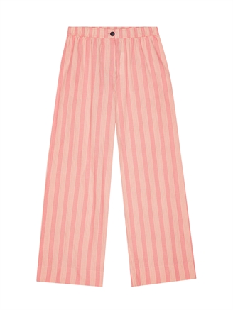 Habiba Stockholm Stripe Pants Relaxed Flamingo